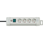 Brennenstuhl 1955540100 surge protector Grey 4 AC outlet(s) 1.8 m