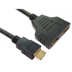 Cables Direct CDLHD-000A HDMI cable 0.35 m HDMI Type A (Standard) 2 x HDMI Type A (Standard) Black