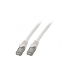Mercodan Patchkabel KAT6 UTP, Hvid, 3,0m, Halogenfri, 2x4xAWG24 LSZH, Polybag, CCA networking cable White 3 m Cat6 U/UTP (UTP) Round
