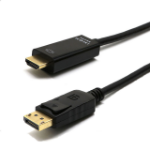 4XEM 4XDPHDMI6FT4K video cable adapter 2 m DisplayPort HDMI Black