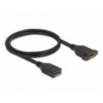DeLOCK DisplayPort 1.2 cable female to female panel-mount 4K 60 Hz 1 m