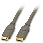 Lindy 2m HDMI CAT2 HDMI cable HDMI Type C (Mini) Black