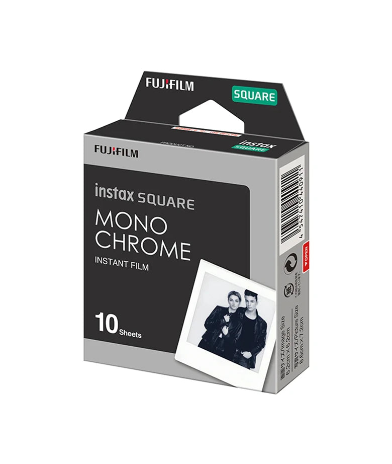 Image of Fujifilm Instax Film 10 Shots SQUARE - Monochrome instant picture film