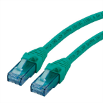 ROLINE Cat6a 15m networking cable Green U/UTP (UTP)