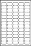 Image of Avery Clear Mini Label- Ink jet - J8551 Transparent