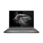MSI Creator A11UET-045 Intel® Core™ i9 i9-11900H Laptop 16" Touchscreen Quad HD+ 16 GB DDR4-SDRAM 1 TB SSD NVIDIA GeForce RTX 3060 Wi-Fi 6E (802.11ax) Windows 10 Pro Gray