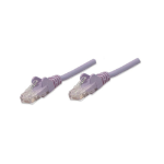 Intellinet IEC-C6-PRP-2 networking cable Purple 23.6" (0.6 m) Cat5e U/UTP (UTP)