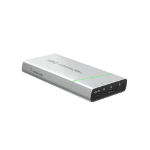 Green Cell PBPLGC20P power bank Lithium-Ion (Li-Ion) 20800 mAh Aluminium, Black, Green, Light grey, Silver