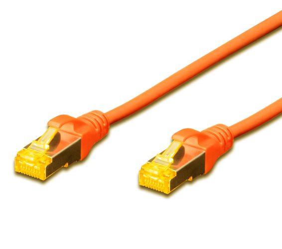 Image of FDL 10M CAT.6a 10Gb S-FTP LSZH PATCH CABLE - ORANGE