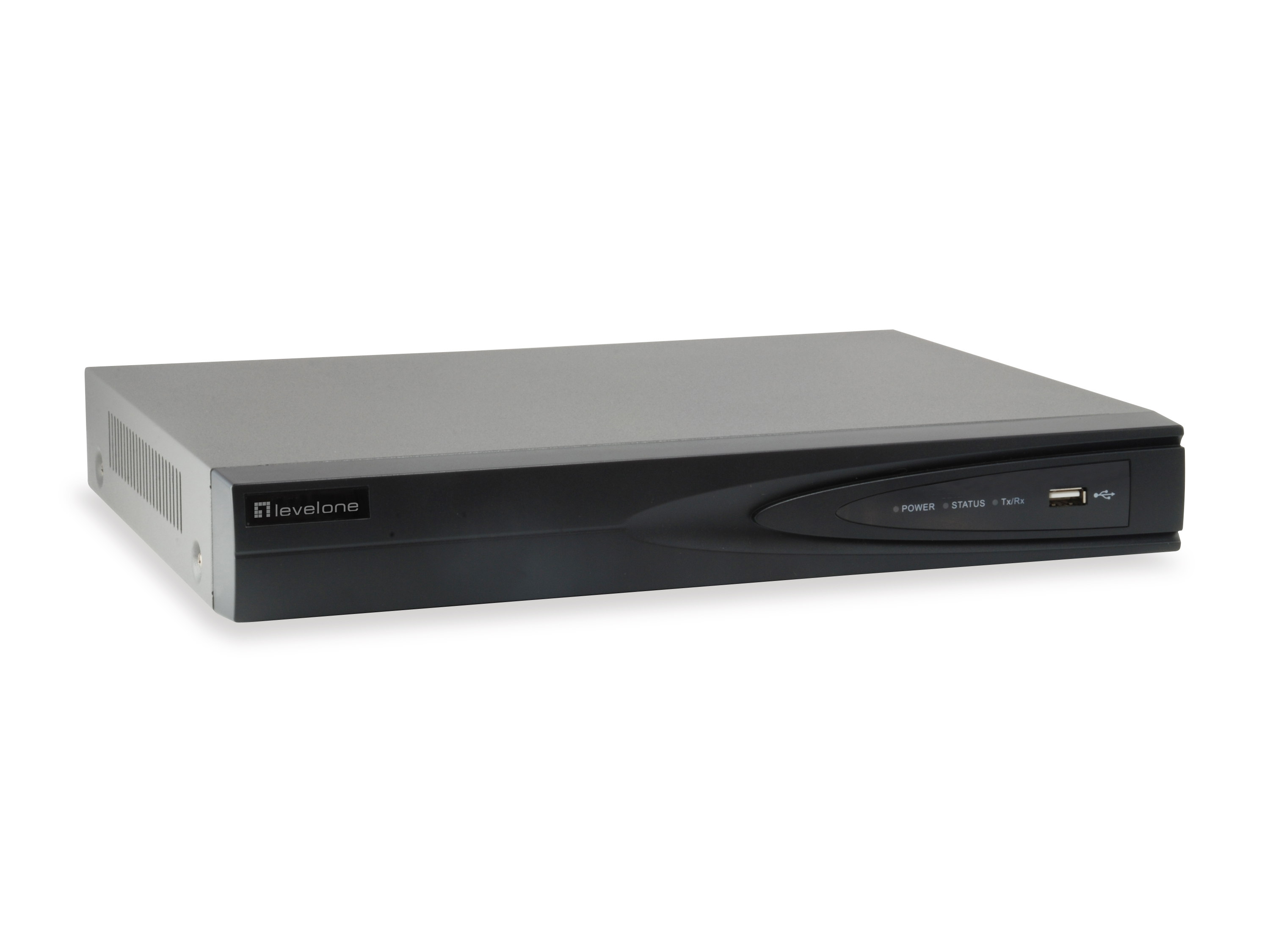 Image of LevelOne GEMINI 4-Channel PoE Network Video Recorder, 4 PoE...
