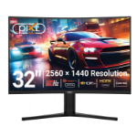 piXL GS32QIDPHA computer monitor 81.3 cm (32") 2560 x 1440 pixels Dual QHD LED Black