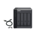 QNAP TR-004 HDD/SSD enclosure Black 2.5/3.5"