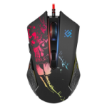 DFN Gaming, optic, wired mouse  DEFENDER GM-933 SIN'SISTER 7200dpi 6P RGB