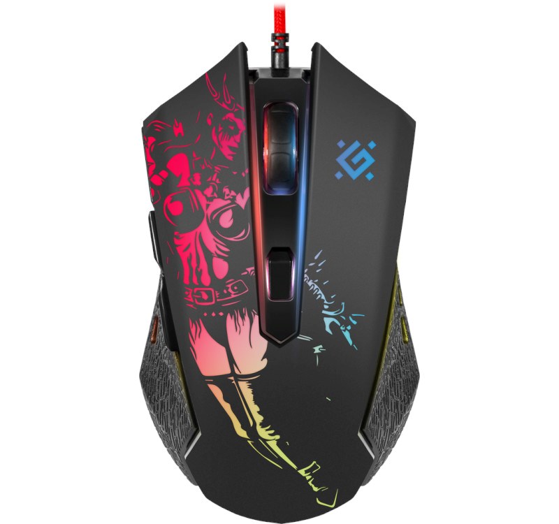 DFN Gaming, optic, wired mouse  DEFENDER GM-933 SIN'SISTER 7200dpi 6P RGB