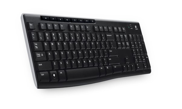Logitech K270 keyboard RF Wireless QWERTZ German Black