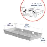 Ergotron 98-548-251 CPU-houder CPU-houderwagentje Wit