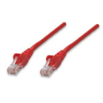 Intellinet 345101 networking cable Red 19.7" (0.5 m) Cat5e U/UTP (UTP)