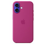 Apple Siliconenhoesje met MagSafe voor iPhone 16 - Fuchsia