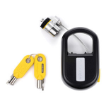 Kensington K64538US cable lock Black, Silver, Yellow 1.2 m