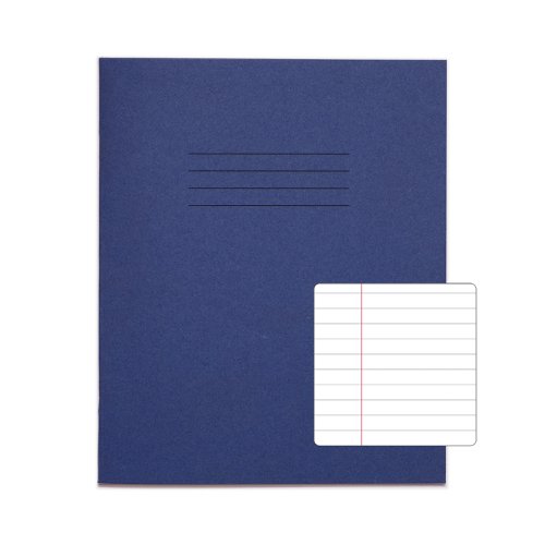 Image of Rhino 8 x 6.5 Exercise Book 48 Page, Dark Blue, F8M (Pack of 100)