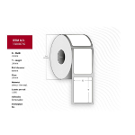 Capture 35000736 printer label White
