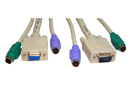 Cables Direct EX-553 KVM cable 3 m Beige