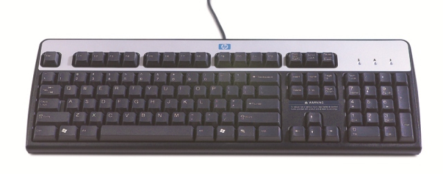 Image of Hewlett Packard Enterprise DT528A keyboard USB Black