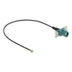 DeLOCK 90732 coaxial cable 1.13 0.2 m FAKRA E I-PEX MHF1 Black, Turquoise