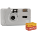 Kodak M35 Film Camera Reusable 35mm Fixed Focus - Marble Grey - Camera + 1x 36 Exposure 35mm Film