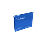 Rexel Crystalfile Extra A4 Suspension File 15mm Blue (25)