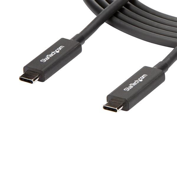Photos - Cable (video, audio, USB) Startech.com 6 ft.  Thunderbolt 3 Cable with 100W Power Delivery TBLT (2 m)