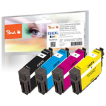 Peach PI200-841 inktcartridge 4 stuk(s) Compatibel Zwart, Cyaan, Magenta, Geel