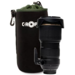 C-Rope CRP-LNB-XL-BLK-2 camera lens case/cover Black, Green Fleece, Neoprene Pouch case