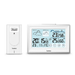 Hama 00222228 digital weather station White Battery