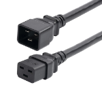 StarTech.com BA16-2200-POWER-CORD power cable Black 23.6" (0.6 m) C19 coupler C20 coupler