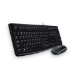 Logitech Desktop MK120 Tastatur Maus enthalten USB Russisch Schwarz