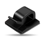 BRobotix 406337 abrazadera para cable Negro 24 pieza(s)