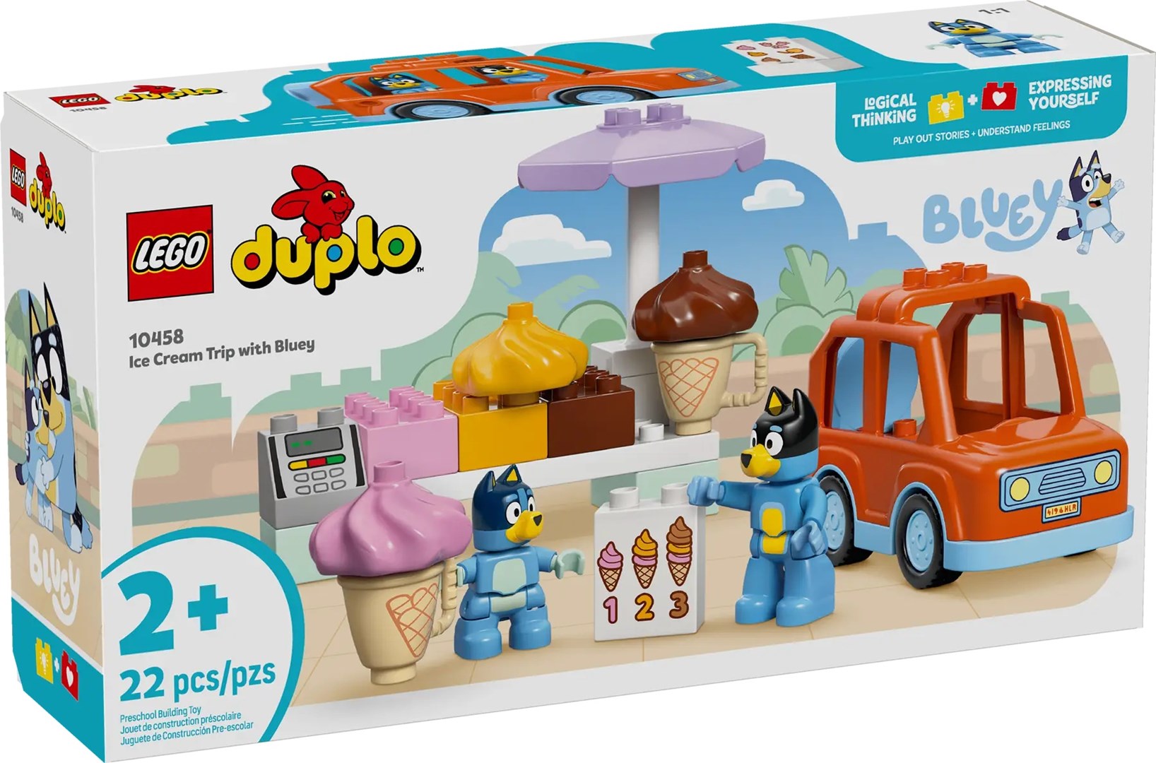 LEGO Duplo Bluey 10458 Wyprawa Po Lody