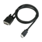 VisionTek 901192 video cable adapter 1.8 m HDMI Type A (Standard) DVI-D Black