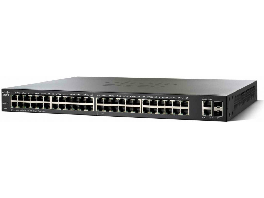 Cisco SF350-48P Managed L2/L3 Fast Ethernet (10/100) Power over Ethern