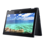 Acer Chromebook R 11 C738T-C5R6 29.5 cm (11.6") Touchscreen Intel® Celeron® N3150 4 GB DDR3L-SDRAM 32 GB Flash Wi-Fi 5 (802.11ac) ChromeOS Black