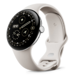 Google Pixel Watch 4 AMOLED 45 mm Digital Touchscreen Silver Wi-Fi GPS (satellite)