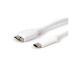 LMP 13868 USB cable USB 3.2 Gen 1 (3.1 Gen 1) 1 m USB C Micro-USB A White