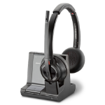 POLY W8220-M, MSFT Headset Wireless Head-band Office/Call center Bluetooth Black
