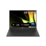 LG Gram 16Z90S-G.AA58A1 laptop Intel Core Ultra 5 125H 40.6 cm (16") WQXGA 16 GB LPDDR5x-SDRAM 1 TB SSD Wi-Fi 6E (802.11ax) Windows 11 Home Black