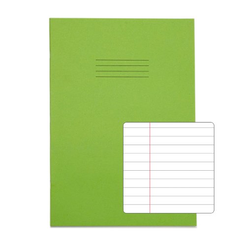 Image of Rhino A4 Exercise Book 32 Page, Light Green, F8M (Pack of 100)