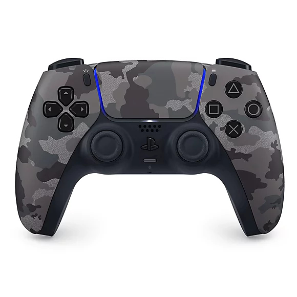 Image of Sony DualSense Camouflage, Grey Bluetooth Gamepad Analogue /...