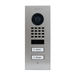 DoorBird D1102V video intercom system Black, Stainless steel