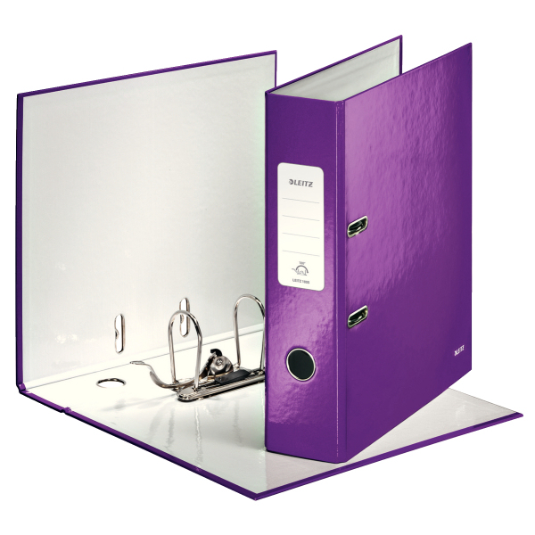 Image of Leitz 180° WOW ring binder A4 Purple