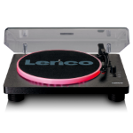 Lenco LS-50LEDBK audio turntable Belt-drive audio turntable Black